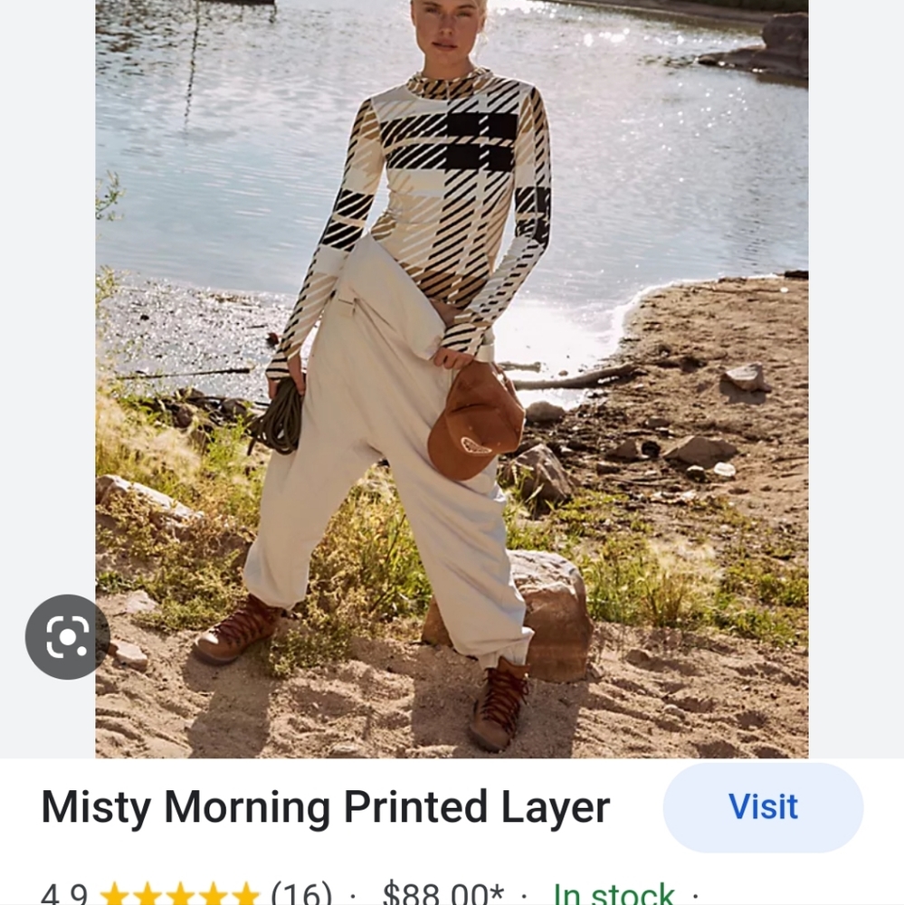 Free People Misty Morning top